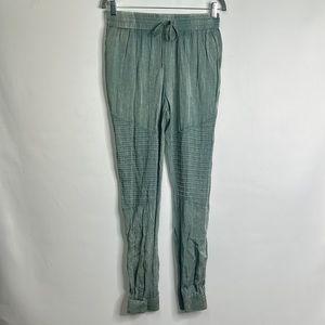 Entro textured boho pocketed drawstring Rayon joggers